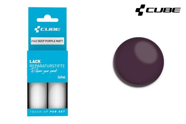 CUBE Lackstift Set DEEP PURPLE matt 2162