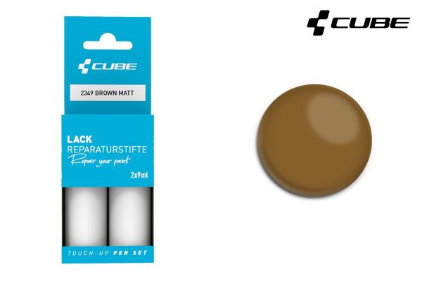 CUBE Lackstift Set BROWN matt 2349