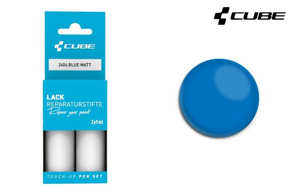 CUBE Lackstift Set BLUE matt 2404