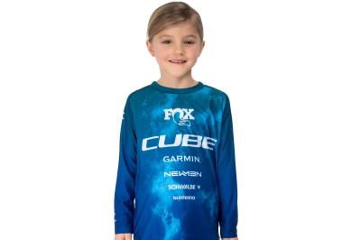 CUBE MTB Trikot ROOKIE X Actionteam langarm Gr&ouml;&szlig;e: M (122/128) Produktbild 3