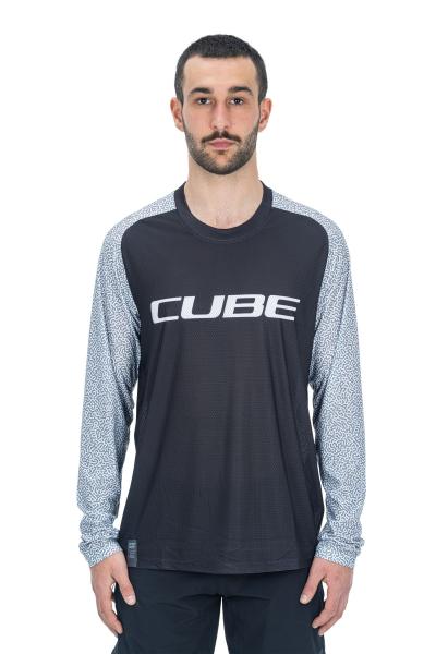 CUBE VERTEX Rundhalstrikot langarm Gr&ouml;&szlig;e: XXXL Produktbild 1