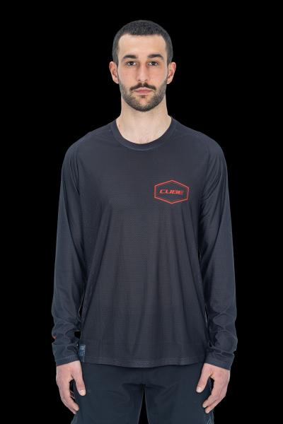 CUBE VERTEX Rundhalstrikot langarm Gr&ouml;&szlig;e: XL Produktbild 2