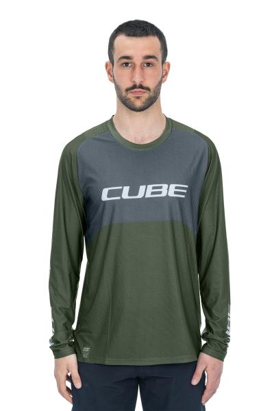 CUBE VERTEX Rundhalstrikot TM langarm Gr&ouml;&szlig;e: XL Produktbild 1