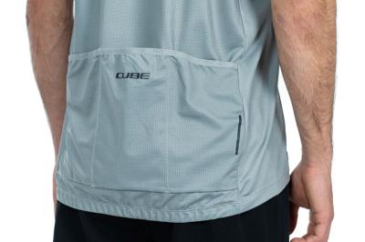 CUBE MTB Trikot Half Zip CMPT kurzarm Gr&ouml;&szlig;e: L Produktbild 3