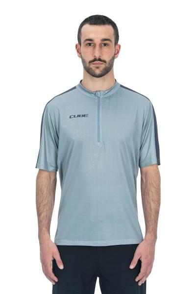 CUBE MTB Trikot Half Zip CMPT kurzarm Gr&ouml;&szlig;e: XL Produktbild 1
