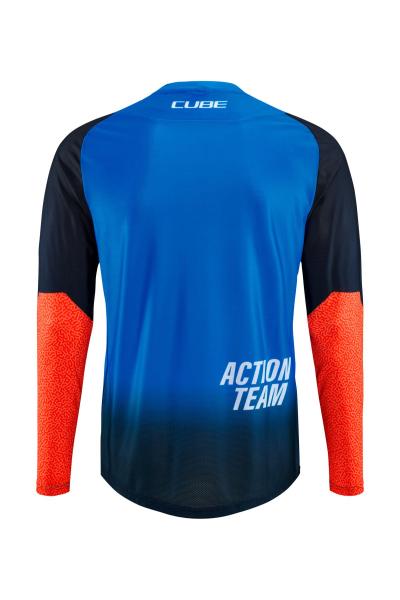 CUBE VERTEX Rundhalstrikot X Actionteam langarm Gr&ouml;&szlig;e: XXXL Produktbild 1