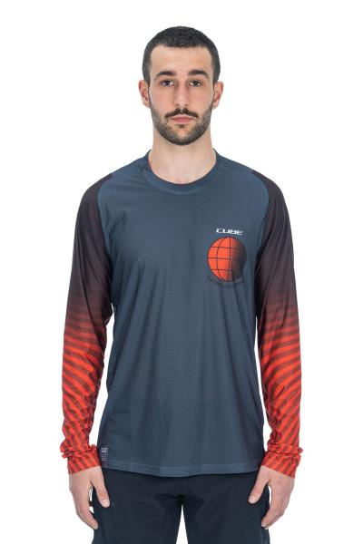 CUBE VERTEX Rundhalstrikot langarm Gr&ouml;&szlig;e: XS Produktbild 2