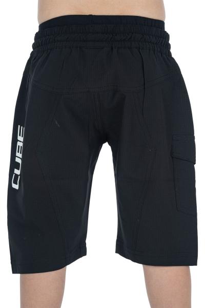 CUBE ROAD/XC Baggy Shorts ROOKIE inkl. Innenhose Gr&ouml;&szlig;e: XL (146/152) Produktbild 1