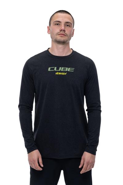 CUBE MTB Rundhalstrikot FLOW langarm Gr&ouml;&szlig;e: XS Produktbild 2