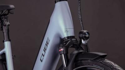 Cube Supreme Hybrid Deluxe SLX 600 seagrey'n'black Gr&ouml;&szlig;e: Easy Entry 58 cm Produktbild 6